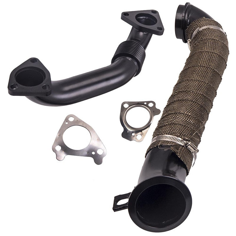 PDP 3" Turbo Downpipe Passenger Side Up-Pipe for LB7 LLY LMM LML 6.6L Duramax (ONLY DIRECT FIT FOR 2001-2004 LB7 engines more modification required for LLY LMM LML Engines)