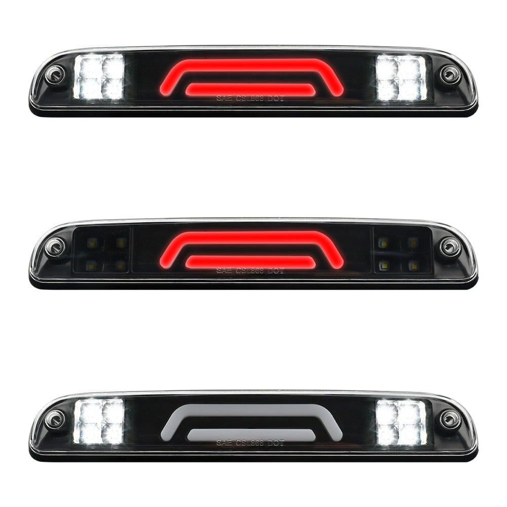 LED Third 3rd Brake Light Black For 1999-2016 Ford F-250 F-350 F-450 F-550