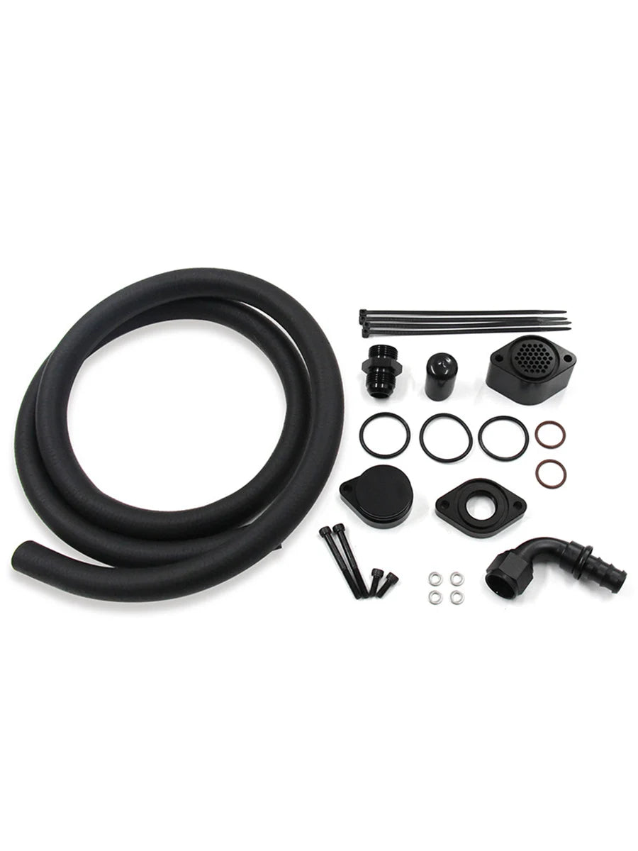 PDP 2011-2023 Ford 6.7L Powerstroke CCV PCV Reroute Engine Ventilation Kit