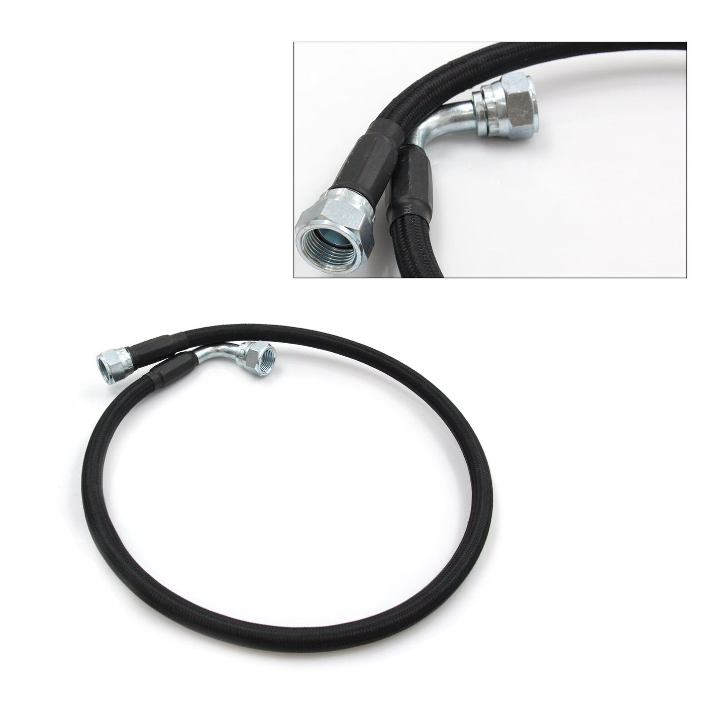 48RE Transmission Transmission Cooler Hoses Lines Kit SS Fits For 2003-2007 Dodge Ram 2500/3500 Cummins 5.9L YX04409