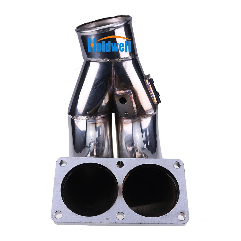 PDP Stainless Steel 3.5" Raw Intake Elbow for 07.5-18 Dodge Cummins Engine 6.7 6.7L
